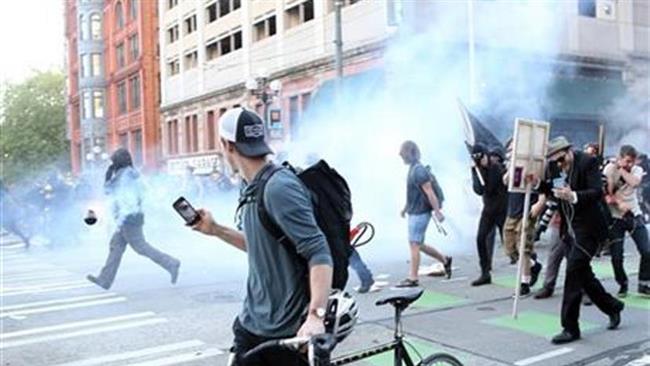tear gas
